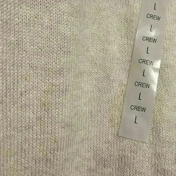 Croft & Barrow Mens Extra Soft Cream Crew Neck Sweater Size Large NWT - Picture 6 of 8